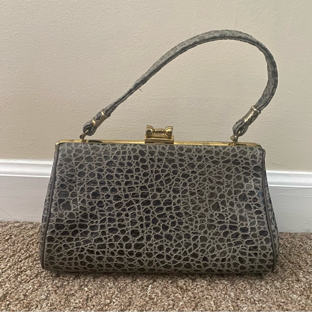 Vintage crocodile Purse
